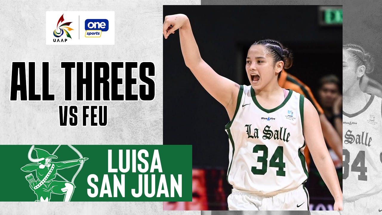 Luisa San Juan ties UAAP record for most threes in DLSU breakthrough win | UAAP Highlights